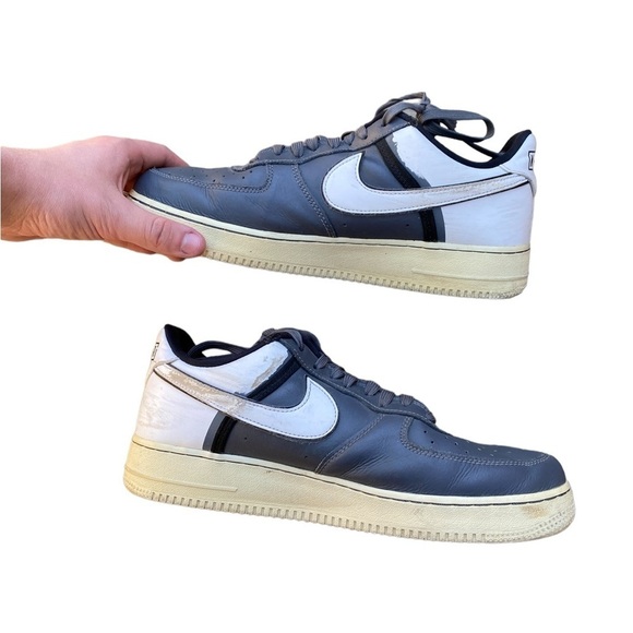 Nike Air Force 1 LV8 2 Dark Gray Charcoal Size 10 - Picture 8 of 15